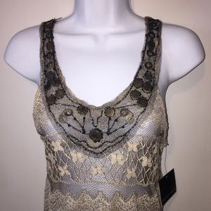 Apostrophe women crocheted tank